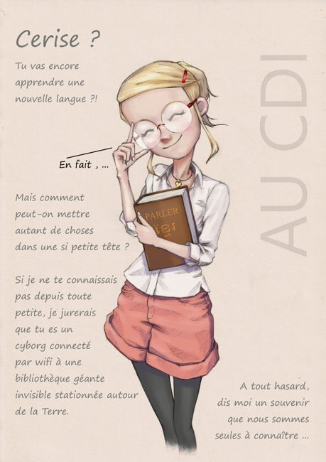 Novembre - Cerise au CDI